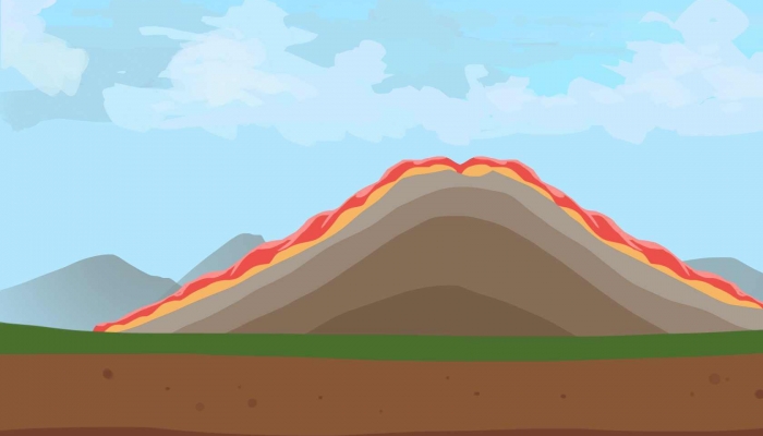 六角形岩柱留住了亿万年前的瞬间 超级火山喷发形成它