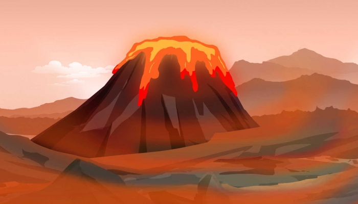 新疆多个休眠火山口积水如彩色画盘是什么情况 火山是如何形成的