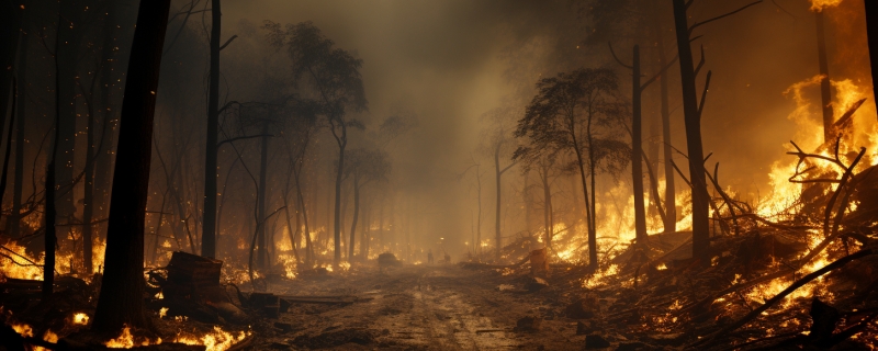 森林火灾发生的基本条件 森林火灾发生的三个条件