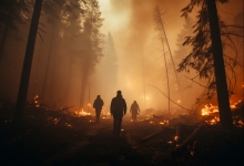 美国加州北部山火失控 约4000人被迫紧急疏散